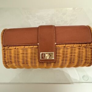J. McLaughlin Wicker Clutch